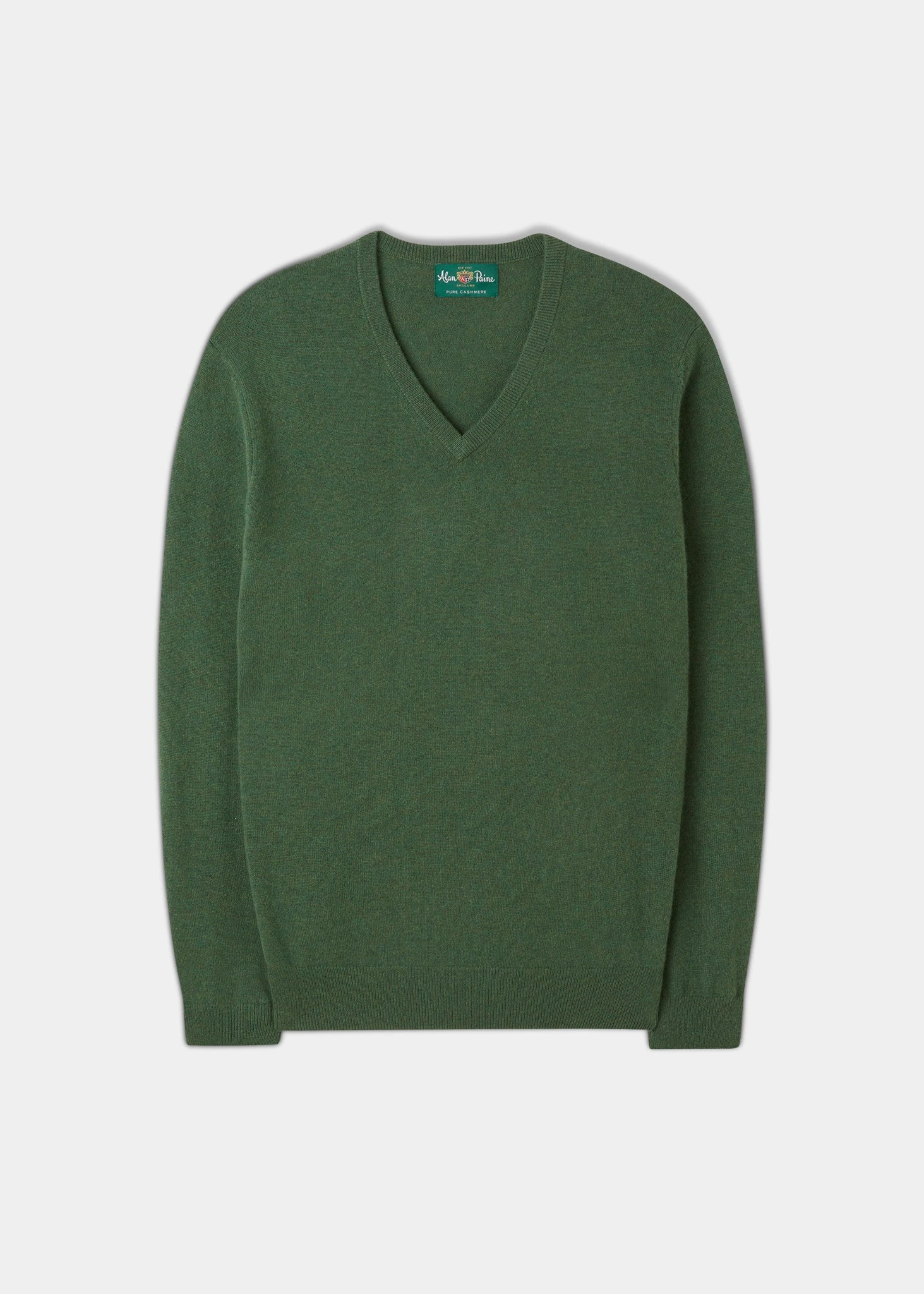Haddington Cashmere Jumper In Costal Range- Regular Fit 3 Haddington Cashmere Jumper In Costal Range- Regular Fit