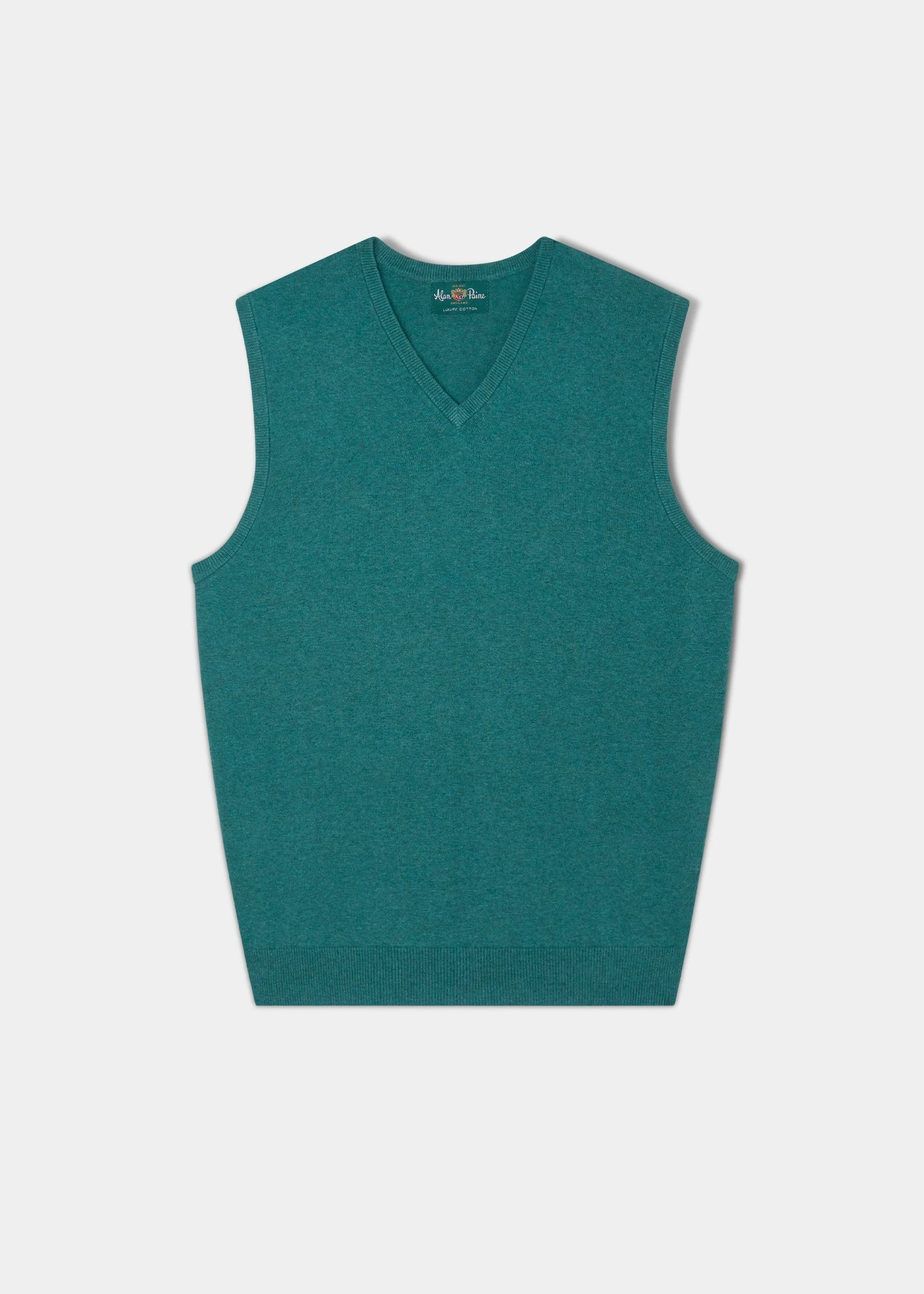 Ellerby Cotton Cashmere Slipover In Moorland 3 Ellerby Cotton Cashmere Slipover In Moorland