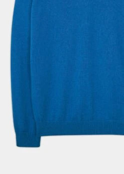Rothwell Cotton Cashmere Jumper In Regatta 7 Rothwell Cotton Cashmere Jumper In Regatta -AlanPaine Shop 196t01 rothwell mens cotton cashmere jumper regatta 3