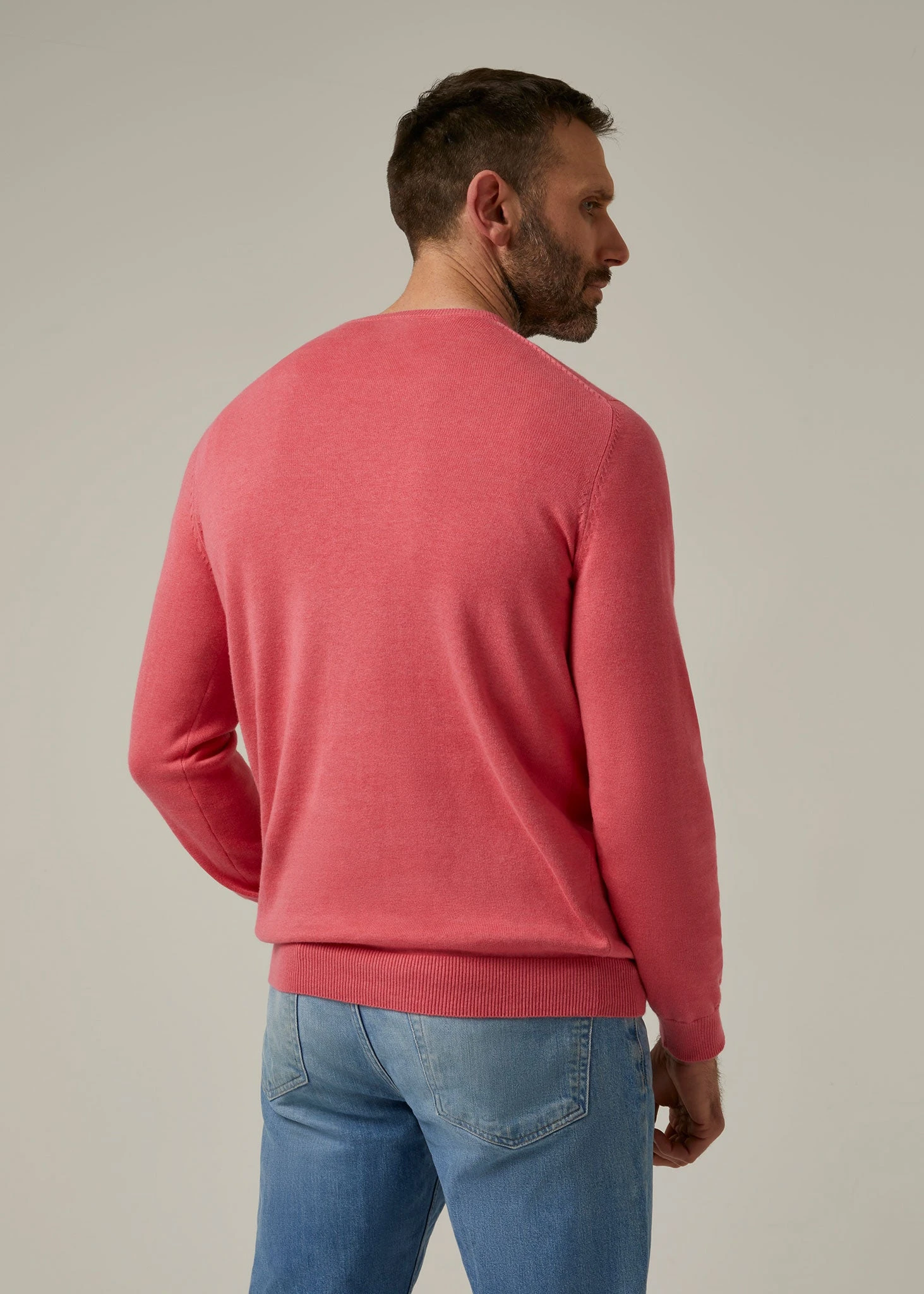 Leysmill Cotton Cashmere Jumper In Swizzle 6 Leysmill Cotton Cashmere Jumper In Swizzle - Image 4
