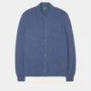 Medstead Men's Long Sleeve Shirt In Indigo -AlanPaine Shop 196u01 medstead mens jumper indigo