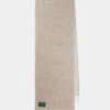 Tackley Two Colour Reversible Cashmere Scarf In Beige And Linen -AlanPaine Shop 632011 TACKLEY 2 COLOUR REVERSIBLE SCARF BEIGE LINEN
