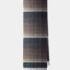 Bradfield Faded Stripe Scarf In Brown -AlanPaine Shop 632424 BRADFIELD FADED STRIPE SCARF BROWN