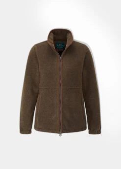 Aylsham Ladies Fleece Jacket In Pecan - Regular Fit