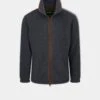 Aylsham Men's Fleece Jacket In Gunmetal - Regular Fit -AlanPaine Shop Alan Paine Aylsham Mens Jacket in Gunmetal