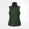 Didsmere Ladies Technical Tweed Gilet In Myrtle - Regular Fit -AlanPaine Shop Alan Paine Didsmere Ladies Gilet in Myrtle