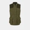 Rutland Ladies Tweed Gilet In Hemp -AlanPaine Shop Alan Paine Rutland Ladies Giletin Hemp
