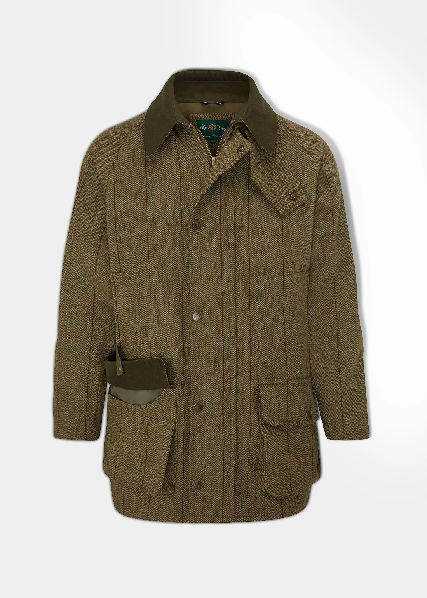 Rutland Men's Tweed Waterproof Shooting Coat In Oakley 3 Rutland Men's Tweed Waterproof Shooting Coat In Oakley