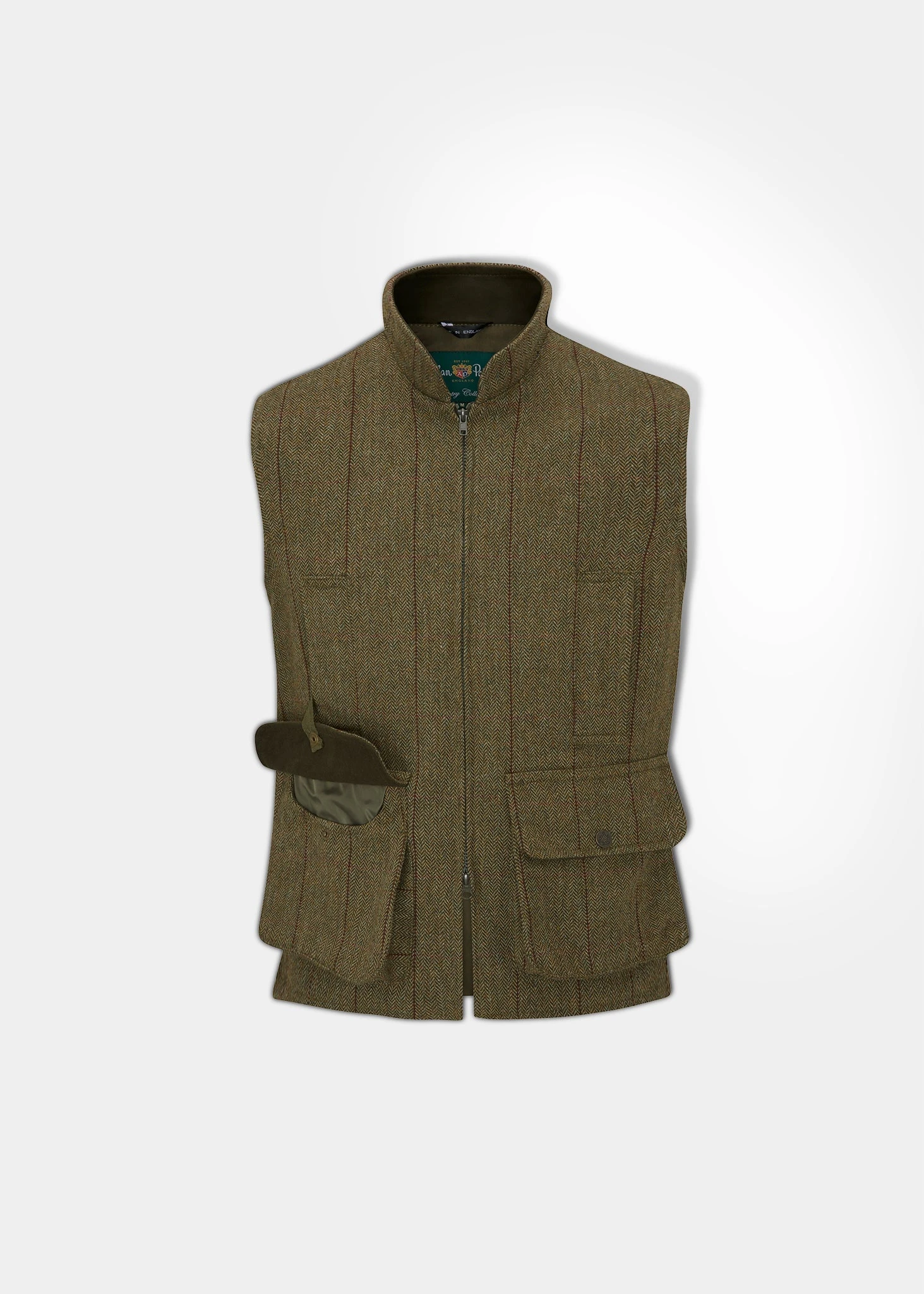 Rutland Men's Tweed Waistcoat In Oakley - Shooting Fit 3 Rutland Men's Tweed Waistcoat In Oakley - Shooting Fit