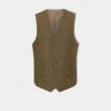 Surrey Men's Tweed Lined Country Waistcoat In Marsh - Regular Fit -AlanPaine Shop Alan Paine Surrey Mens Tweed Waistcoat in Marsh