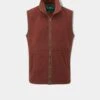 Aylsham Children's Fleece Waistcoat In Rust
