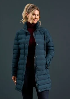 Calsall Ladies Coat In Navy - Regular Fit -AlanPaine Shop Calsall Ladies Coat Navy 2 c04c0ff4 29de 409a 8b91 a45f62ec06f0