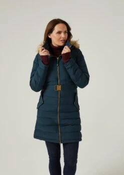 Calsall Ladies Navy Jacket - Regular Fit -AlanPaine Shop Calsall Ladies Coat Navy 3