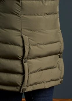 Calsall Ladies Coat In Olive - Regular Fit -AlanPaine Shop Calsall Ladies Coat Olive 5