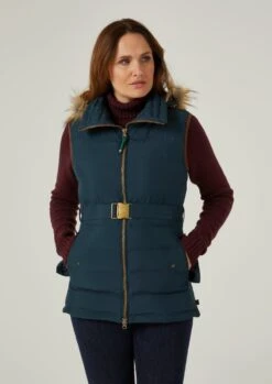 Calsall Ladies Navy Gilet - Regular Fit -AlanPaine Shop Calsall Ladies Gilet Navy 2