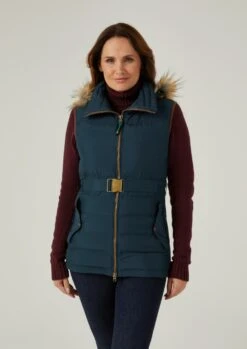 Calsall Ladies Navy Gilet - Regular Fit -AlanPaine Shop Calsall Ladies Gilet Navy 3