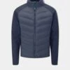 Calsall Men's Hybrid Jacket In Navy - Regular Fit -AlanPaine Shop Calsall Mens Hybrid Jacket Navy 1