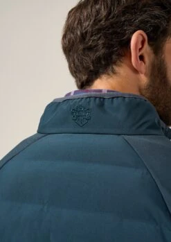 Calsall Men's Hybrid Jacket In Navy - Regular Fit -AlanPaine Shop Calsall Mens Hybrid Quilted Jacket Navy 4 7bed57f7 713d 4297 a9b3 71a4d6887e2f