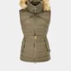 Calsall Ladies Olive Gilet - Regular Fit -AlanPaine Shop Calsall Ladies Gilet Olive 1