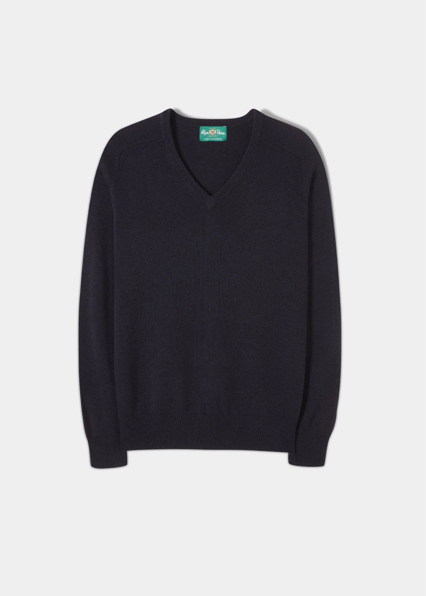 Selkirk Cashmere Jumper In Dark Navy - Classic Fit 3 Selkirk Cashmere Jumper In Dark Navy - Classic Fit