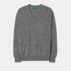 Haddington Cashmere Jumper In Derby - Regular Fit -AlanPaine Shop Cashmere Sweater Derby