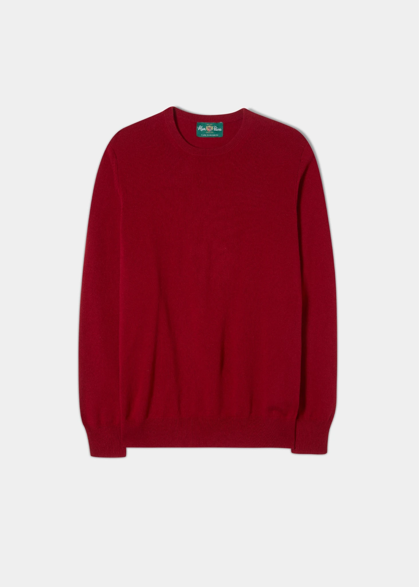 Melfort Cashmere Jumper In Ruby - Regular Fit 3 Melfort Cashmere Jumper In Ruby - Regular Fit