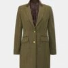 Combrook Ladies Mid-Thigh Coat In Grove - Regular Fit -AlanPaine Shop Combrook Ladies Mid Thigh Coat Grove