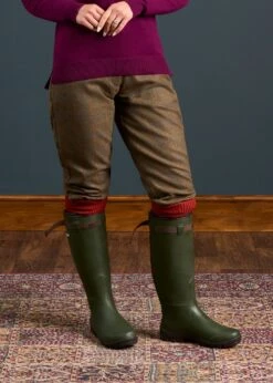Combrook Ladies Tweed Shooting Breeks In Willow -AlanPaine Shop Combrook Ladies Tweed Breeks Willow 3