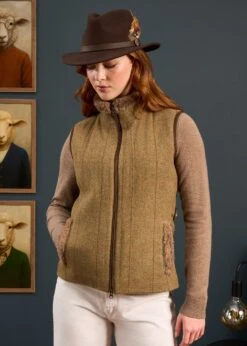 AlanPaine Shop 11 AlanPaine Shop -AlanPaine Shop Combrook Ladies Tweed Gilet Grove 4