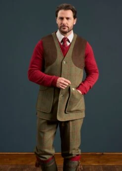 AlanPaine Shop 7 AlanPaine Shop -AlanPaine Shop Combrook Men s Tweed Shooting Waistcoat Reed 1