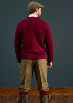 Combrook Men's Tweed Shooting Breeks In Reed -AlanPaine Shop Combrook Mens Tweed Shooting Breeks Reed 5