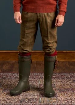 Combrook Men's Tweed Shooting Breeks In Thyme -AlanPaine Shop Combrook Mens Tweed Shooting Breeks Thyme 3
