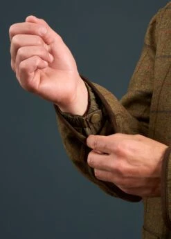 Combrook Men's Tweed Shooting Field Coat In Thyme - Shooting Fit -AlanPaine Shop Combrook Mens Tweed Shooting Field Coat Thyme 6