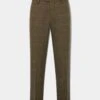 Combrook Men's Tweed Trousers In Teak - Regular Fit
