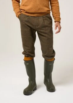 Combrook Men's Tweed Shooting Breeks In Teak -AlanPaine Shop Combrook Tweed Shooting Breeks Teak 1