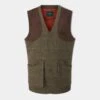 Combrook Men's Tweed Shooting Waistcoat In Teak - Shooting Fit