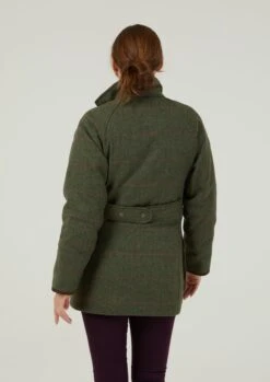 Combrook Ladies Tweed Shooting Coat In Heath - Shooting Fit -AlanPaine Shop Combrook Womens Shooting Tweed Coat Heath 1