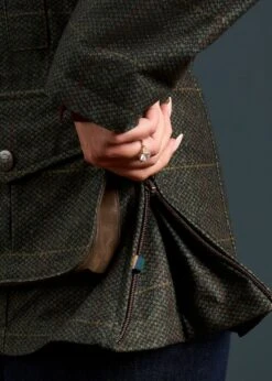 Didsmere Ladies Technical Tweed Coat In Myrtle - Regular Fit 12 Didsmere Ladies Technical Tweed Coat In Myrtle - Regular Fit -AlanPaine Shop Didmere Ladies Technical Tweed Coat Myrtle 4