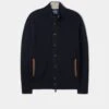 Duchally Men's Waffle Stitch Wool Jacket Navy -AlanPaine Shop Duchally Men s Waffle Stitch Wool Jacket Navy