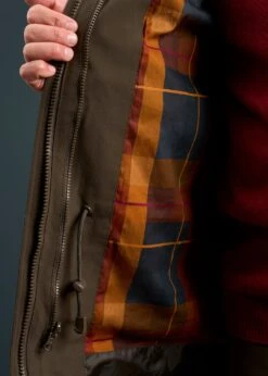 Dunswell Men's Waterproof Field Coat In Olive - Shooting Fit -AlanPaine Shop Dunswell Mens Waterproof Field Coat Olive 7