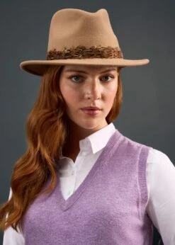 Erin Luxury Vee Neck Tank Top In Heather -AlanPaine Shop Erin Luxury Vee Neck Tank Top Heather 3