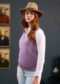 AlanPaine Shop 23 AlanPaine Shop -AlanPaine Shop Erin Luxury Vee Neck Tank Top Heather 5