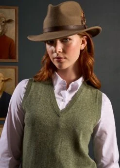 Erin Luxury Vee Neck Tank Top In Landscape -AlanPaine Shop Erin Luxury Vee Neck Tank Top Landscape 2