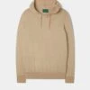 Gaisby Cotton Merino Hoodie In Oatmeal 1 Gaisby Cotton Merino Hoodie In Oatmeal -AlanPaine Shop Gaisby Cotton Merino Hoodie Oatmeal