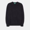Brisbane Geelong Wool Jumper In Dark Navy - Regular Fit 2 Brisbane Geelong Wool Jumper In Dark Navy - Regular Fit -AlanPaine Shop Geelong Wool Jumper Navy