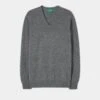 Albury Geelong Wool Jumper In Derby - Regular Fit