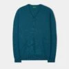 Hampshire Lambswool Jumper In Grecian Sea - Classic Fit 1 Hampshire Lambswool Jumper In Grecian Sea - Classic Fit -AlanPaine Shop Hampshire Lambswool Jumper Grecian Sea