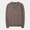 Hampshire Lambswool Jumper In Vole - Classic Fit -AlanPaine Shop Hampshire Lambswool Jumper Vole