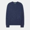 Hampshire Lambswool Jumper In Rhapsody - Classic Fit -AlanPaine Shop Hampshire Lambswool Saddle Shoulder Rhapsody Jumper
