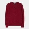 Kilsyth Men's Lambswool Jumper In Poppy - Regular Fit 1 Kilsyth Men's Lambswool Jumper In Poppy - Regular Fit -AlanPaine Shop Kilsyth Mens Lambswool Jumper Poppy
